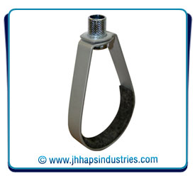 Swivel Ring Hanger with rubber lining Adjustable